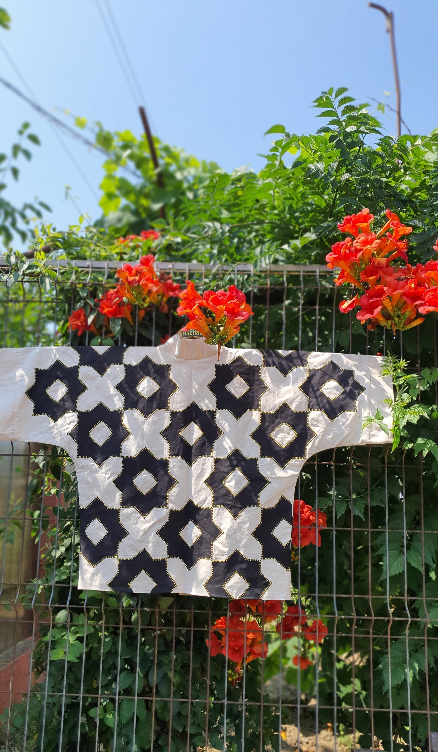 Handmade embroidery kimono
