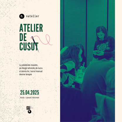 Atelier de cusut -  APRILIE