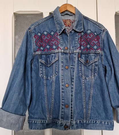 Levis embroided upcycle
