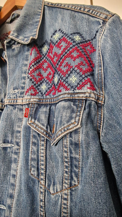 Levis embroided upcycle