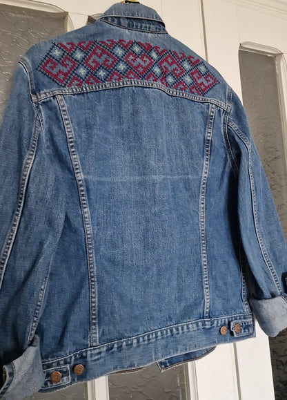 Levis embroided upcycle