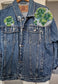 Classic vintage jeans jacket upcycle
