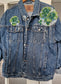 Classic vintage jeans jacket upcycle