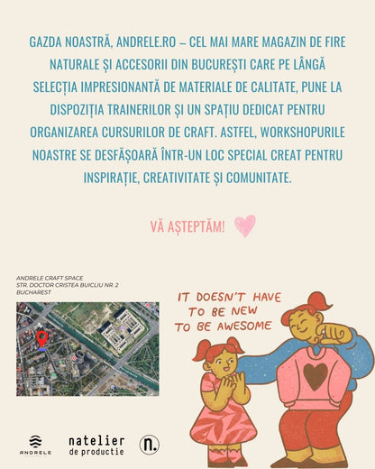 Atelier de cusut 20 februarie - Broderie