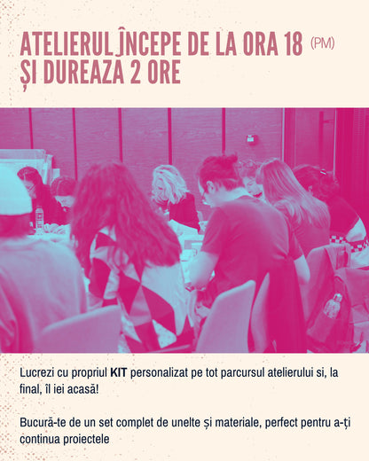 Atelier de cusut cristale 21 noiembrie