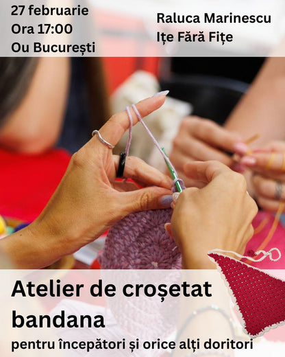 Atelier de croșetat bandana