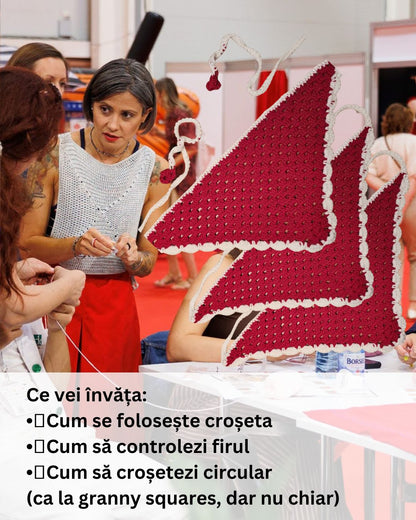 Atelier de croșetat bandana