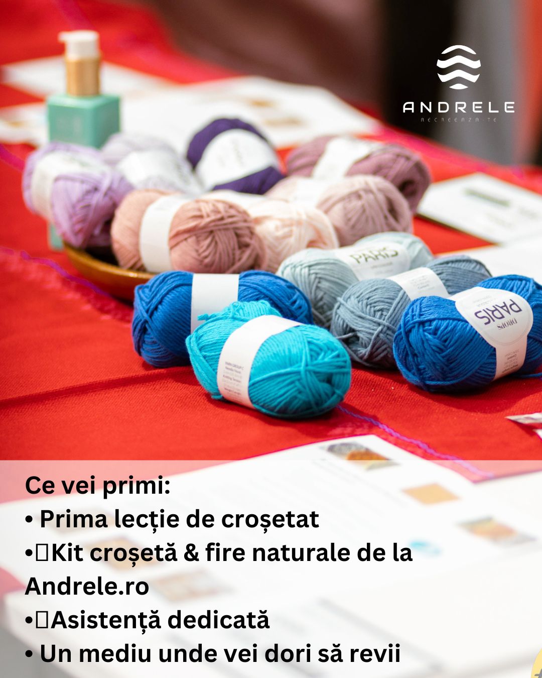 Atelier de croșetat bandana