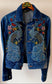 Customized pearls and crystals embroidery on personal jacket